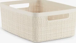 JUTEPanier JUTE 4,5L plastique blanc cassé