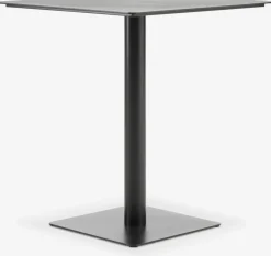 KAPPRUET + GLOMFJORDKAPPRUET L65 table + 2 GLOMFJORD chaises noir