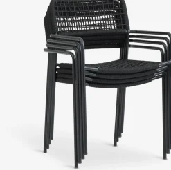 LABINGChaise empilable LABING noir