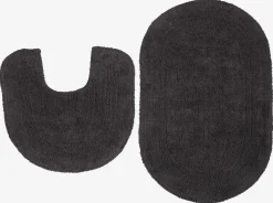 LERDALABasicEnsemble tapis de bain LERDALA 2 pièces anthracite