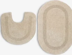 LERDALABasicEnsemble tapis de bain LERDALA 2 pcs beige