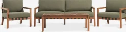 LITSBACKENEnsemble lounge LITSBACKEN 4,5 personnes eucalyptus