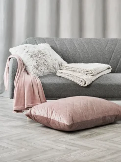 LOTUSCoussin LOTUS 50x50 blanc/gris