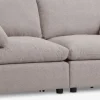 LYBYCanapé modulable LYBY 2 places tissu sable