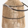 MAALTHELanterne MAALTHE Ø27xH35cm naturel/noir