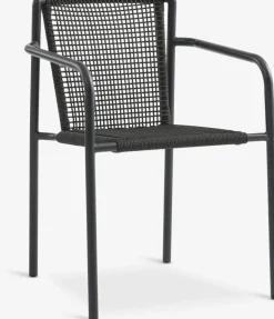 MADERUP + KRISTIANSTADMADERUP L150 table noir + 4 KRISTIANSTAD chaises vert
