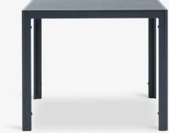 MADERUP + KRISTIANSTADMADERUP L90 table noir + 4 KRISTIANSTAD chaises vert