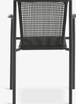 MADERUP + KRISTIANSTADMADERUP L90 table noir + 4 KRISTIANSTAD chaises vert