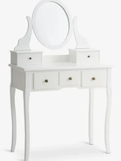 MALLINGCoiffeuse MALLING a/miroir 5 tiroirs blanc