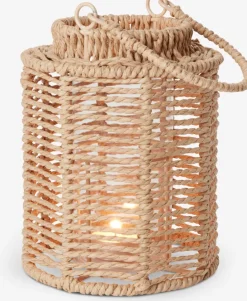 MANDRUPLanterne MANDRUP Ø15xH20cm naturel