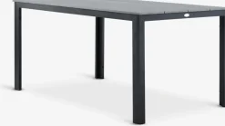 MARIELYST + INGSTRUPMARIELYST L150 table gris + 4 INGSTRUP chaises noir