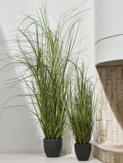 MARKUSFLUEPlante artificielle MARKUSFLUE H90cm herbe vert