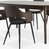 MARSTRAND + HVIDOVREMARSTRAND L200/280 table chêne f. + 4 HVIDOVRE chaises ch. f