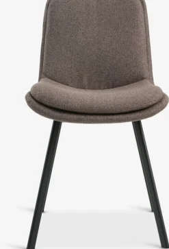 MELBYChaise MELBY tissu brun clair/noir
