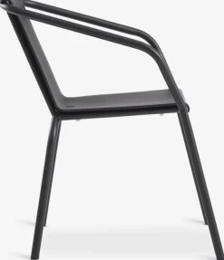 MODUMChaise empilable MODUM noir