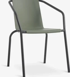 MODUMChaise empilable MODUM vert olive