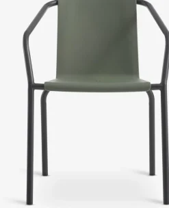 MODUMChaise empilable MODUM vert olive