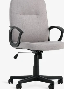 NIMTOFTEFauteuil de bureau NIMTOFTE tissu gris/noir