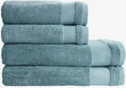 NORAGoldServiette de toilette NORA 50x100 bleu poudré
