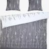 NORDICGoldParure de lit Satin NORDIC 240x220 gris/blanc