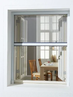 NYORDMoustiquaire enroulable NYORD 130x160 fenêtre blanc