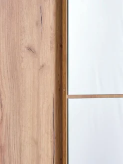 ODDERArmoire ODDER 120x201 a/miroir coloris chêne naturel