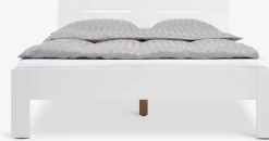 OLSKERCadre de lit OLSKER 140x190 blanc