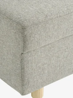 OLSTRUPCanapé convertible OLSTRUP 1,5 places tissu gris