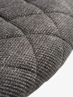 PEBRINGEChaise de bureau PEBRINGE tissu gris foncé/noir