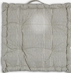 PILCoussin de chaise PIL 40x40x7 beige/noir
