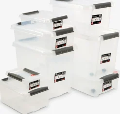 PROBOXBoîte de rangement PROBOX 70L a/couvercle transparent