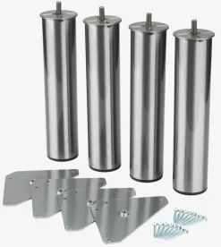 PYTTELVAPieds de lit Ø5xH23cm PYTTELVA acier 4pcs/pqt