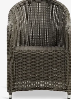 RANGSTRUP + GAMMELBYRANGSTRUP Ø110 table naturel + GAMMELBY chaises gris