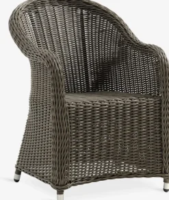 RANGSTRUP + GAMMELBYRANGSTRUP Ø110 table naturel + GAMMELBY chaises gris