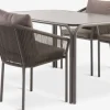 RAUMA + GILJARAUMA L140 table + 4 GILJA chaises sable foncé