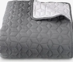 ROSENTRECouvre-lit ROSENTRE 160x220 gris