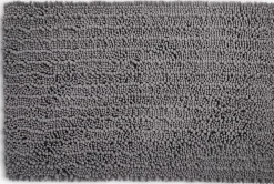 ROSVIKPlusTapis de bain ROSVIK 50x80cm chenille gris