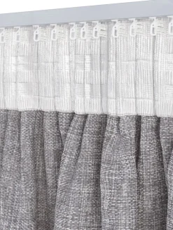 RUSKENRideau RUSKEN 1x140x300 gris clair