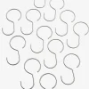RYDALAnneaux de rideau de douche RYDAL 12 pcs/pqt métal