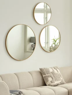 SANDAGERMiroir SANDAGER 3 pcs/pqt coloris chêne naturel