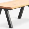 SANDBYTable basse SANDBY 60x110 chêne naturel/noir
