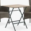 SANDVIKA + AIDTSANDVIKA L65 table + 2 AIDT chaises naturel