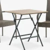 SANDVIKA + GUDHJEMSANDVIKA L65 table + 2 GUDHJEM chaises naturel