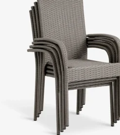SANDVIKA + GUDHJEMSANDVIKA L65 table + 2 GUDHJEM chaises naturel