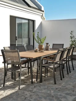 SIRDALChaise empilable SIRDAL gris