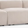SKEJBYCanapé modulable SKEJBY 3 personnes tissu beige