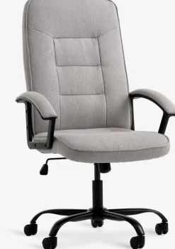 SKODSBORGFauteuil de bureau SKODSBORG tissu gris/noir