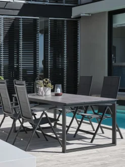 SONNERUP + MYSENSONNERUP L215 table + 4 MYSEN chaises gris