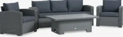 STAVERNEnsemble lounge STAVERN 5 personnes gris