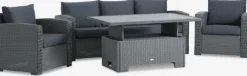STAVERNEnsemble lounge STAVERN 5 personnes gris